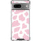 Pink Cow Print Google Pixel 8 Clear Case